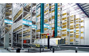 Automatic vertical warehouses for finished products
