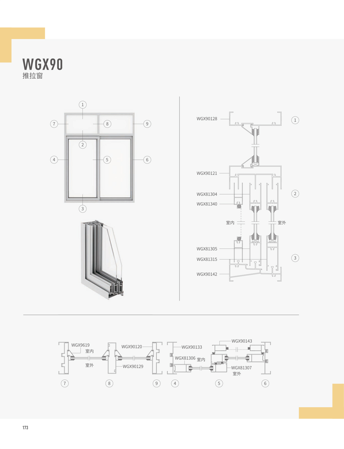 WGX90推拉窗