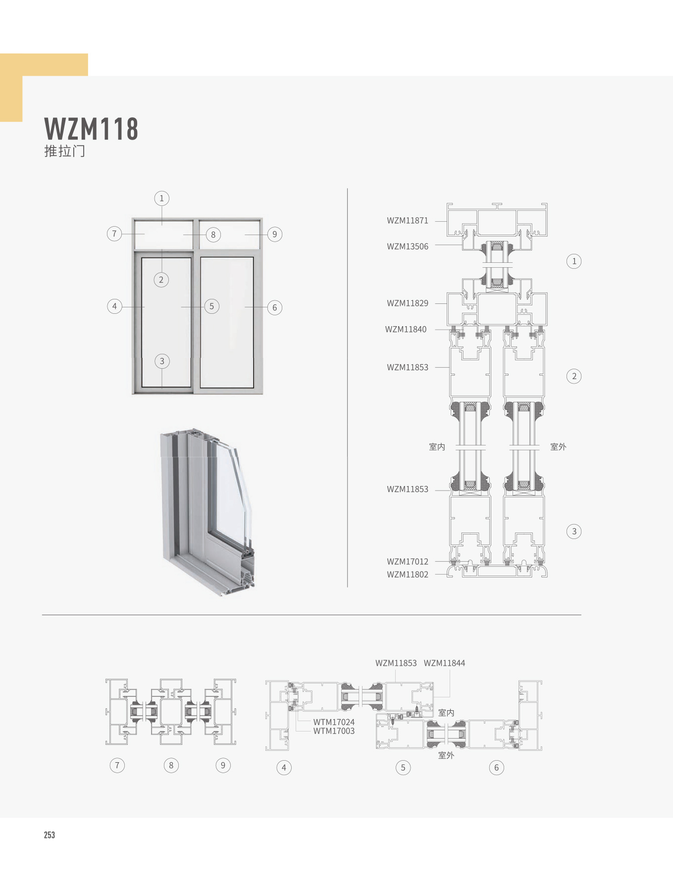 WZM118推拉门